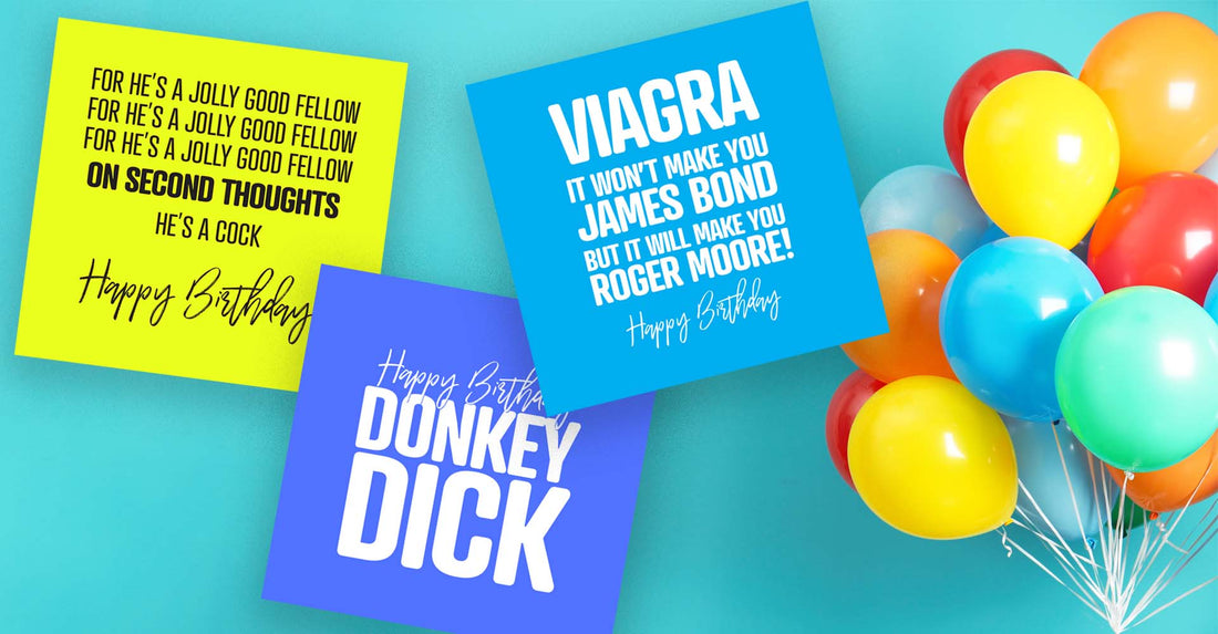 Questionable Funny Birthday Cards for Men by Personality Type