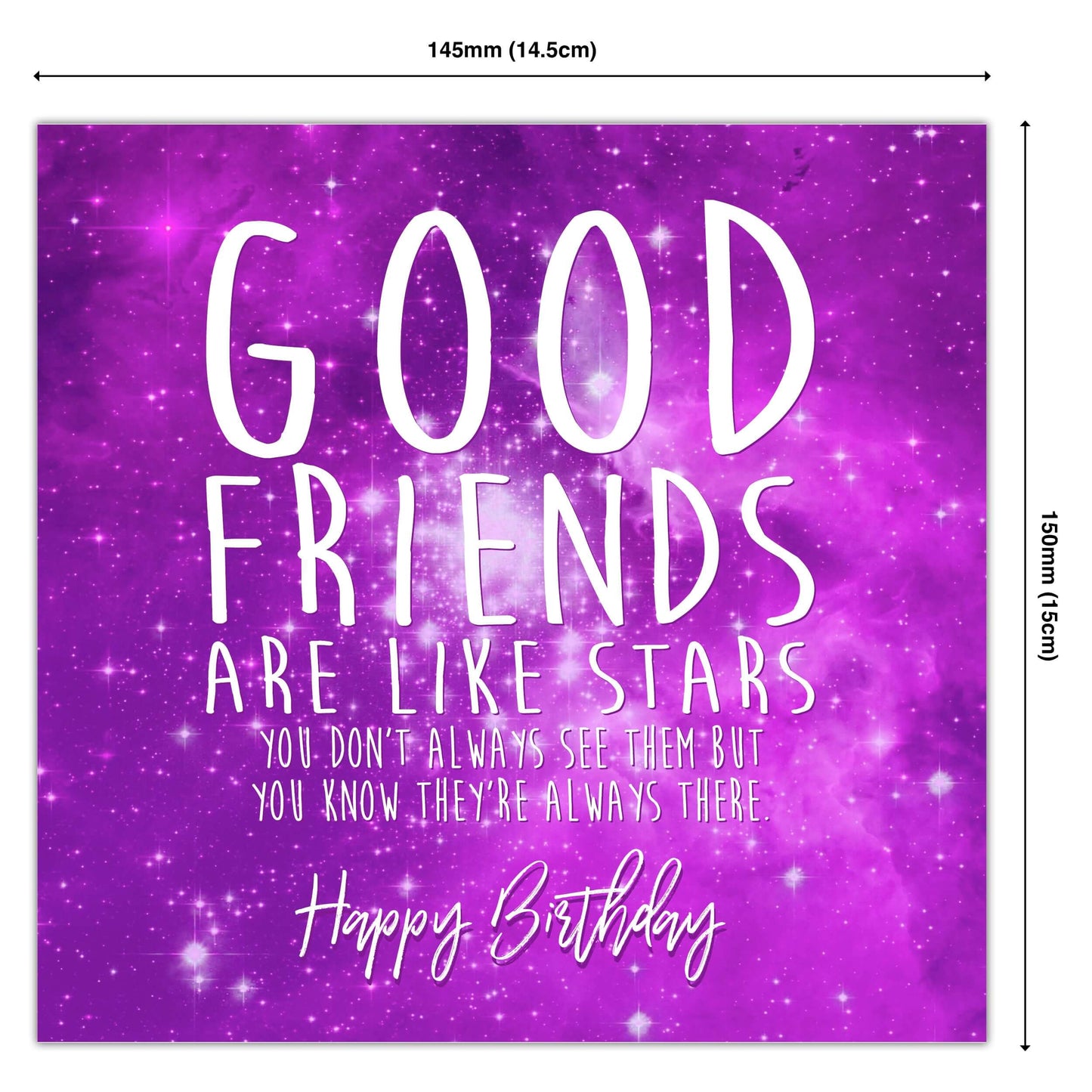 Friend Birthday Card Female, Special Friend Birthday Card Female, Birthday Cards for Women, Made in UK - Punkcards