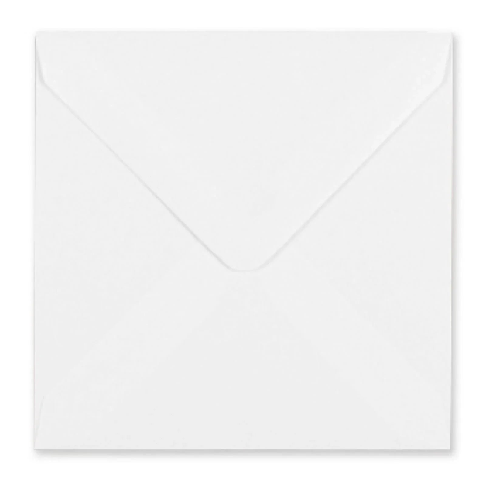 White envelope on a white background