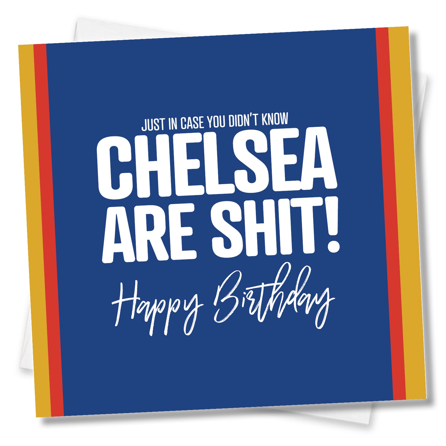 Funny football Birthday Card – Football Birthday Card Chelsea