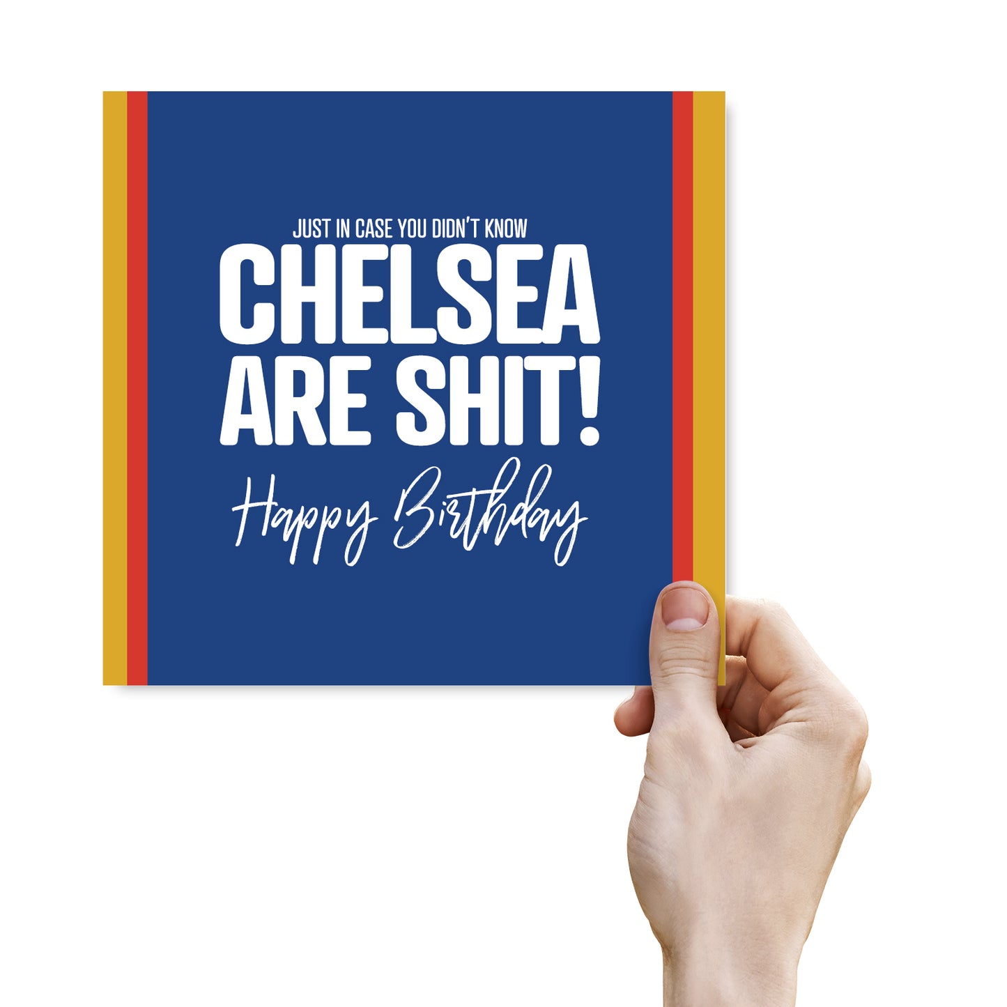 Funny football Birthday Card – Football Birthday Card Chelsea