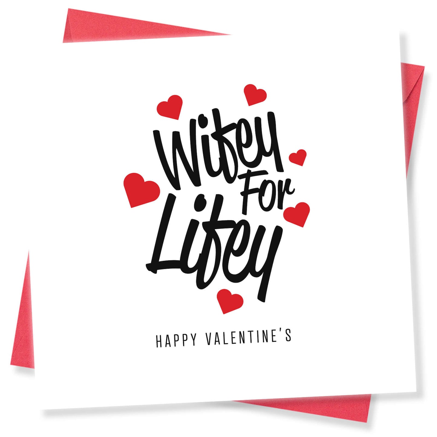 Romantic Valentines Day Card – Wifey for Lifey Valentine's Day Card - Fun and Romantic Gift