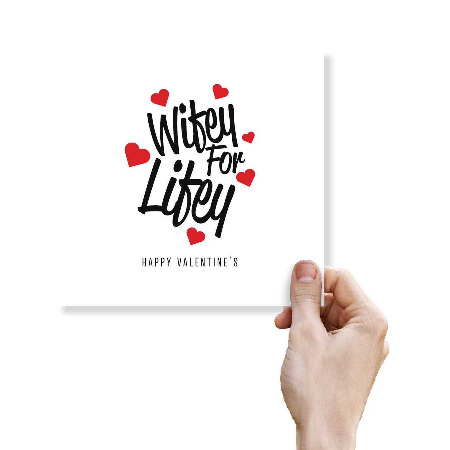 Romantic Valentines Day Card – Wifey for Lifey Valentine's Day Card - Fun and Romantic Gift