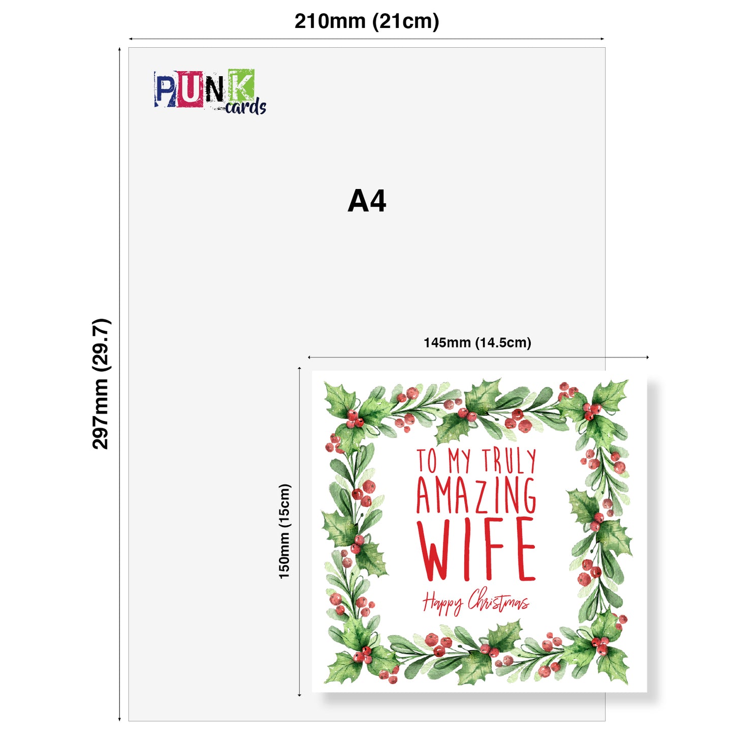 To My Truly Amazing Wife Happy Christmas