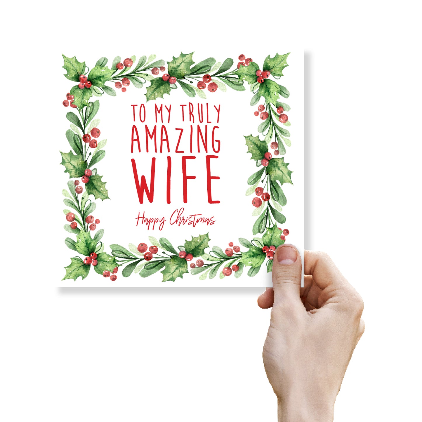 To My Truly Amazing Wife Happy Christmas