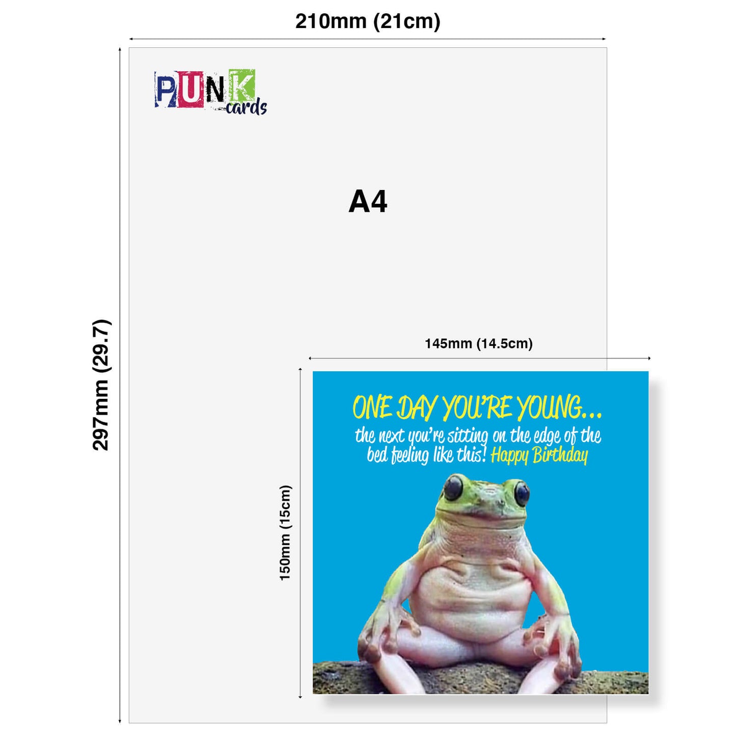 Funny Birthday Card - One Day You’re Young..