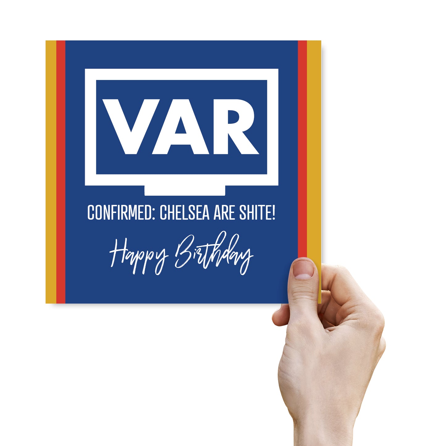 Funny football Birthday Card – Football Birthday Card Chelsea