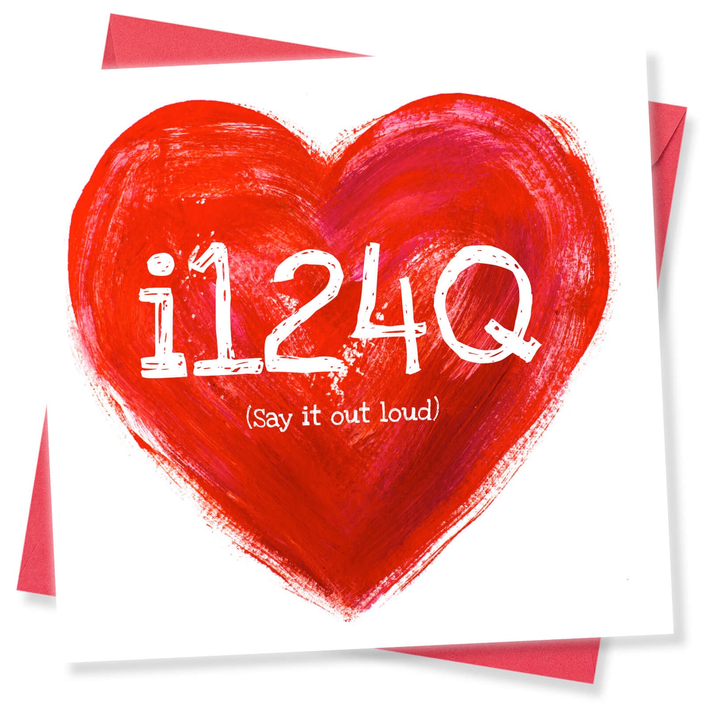 Valentines Card For Him, Valentines Card For Her, Husband Valentines Day Card, i124Q (Say it out loud)