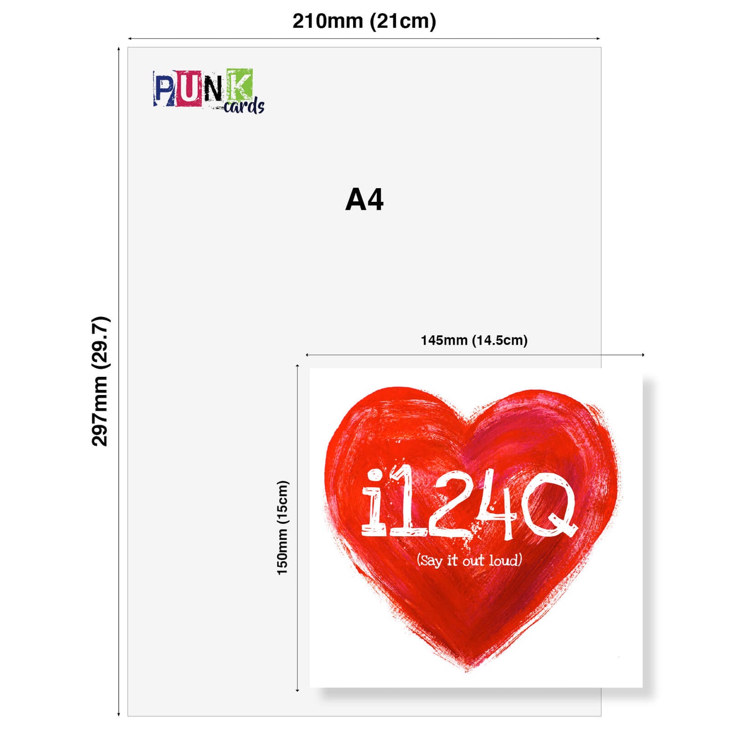 Valentines Card For Him, Valentines Card For Her, Husband Valentines Day Card, i124Q (Say it out loud)