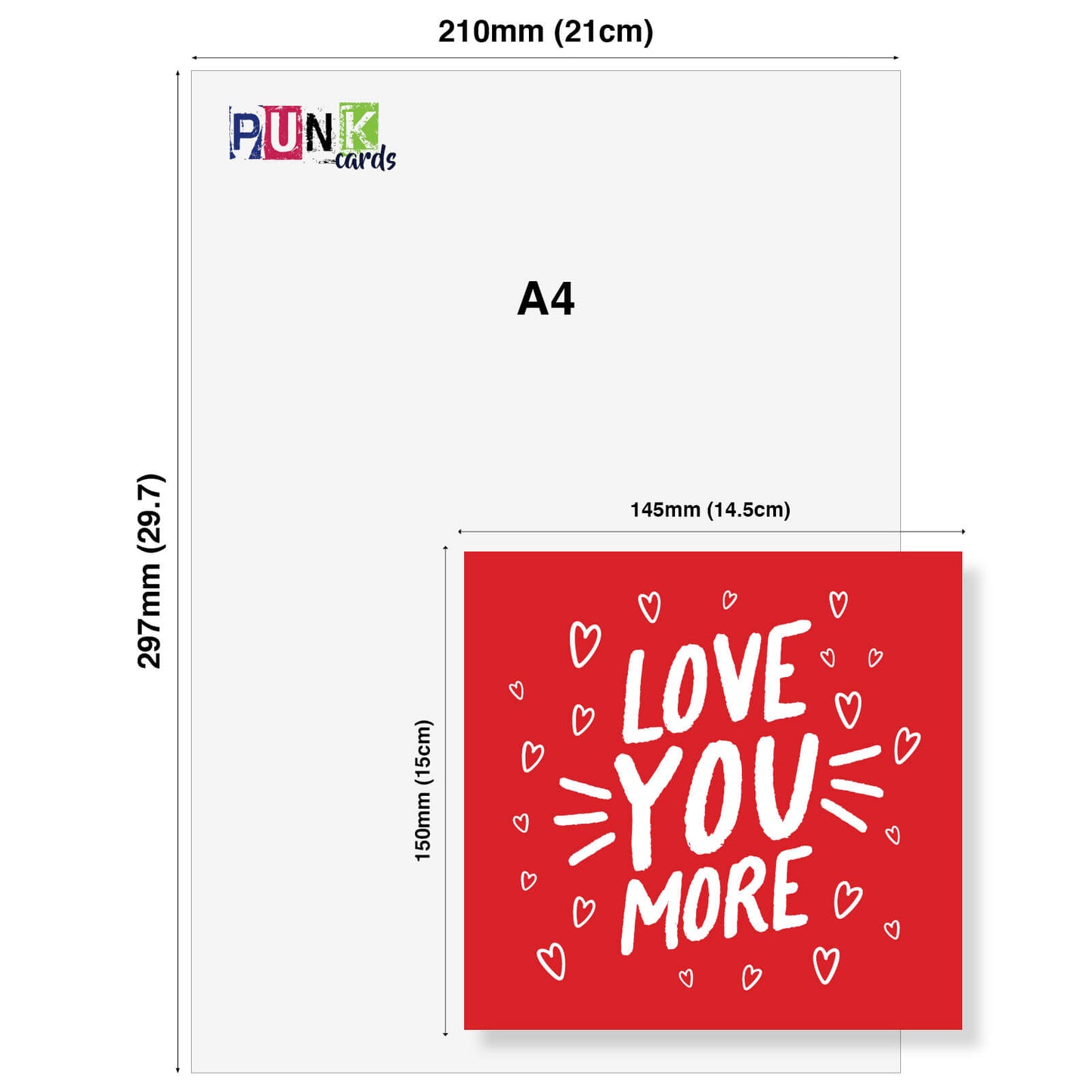 Valentine’s Card For Him, Valentines Card For Her, Husband Valentines Day Card, Love You More