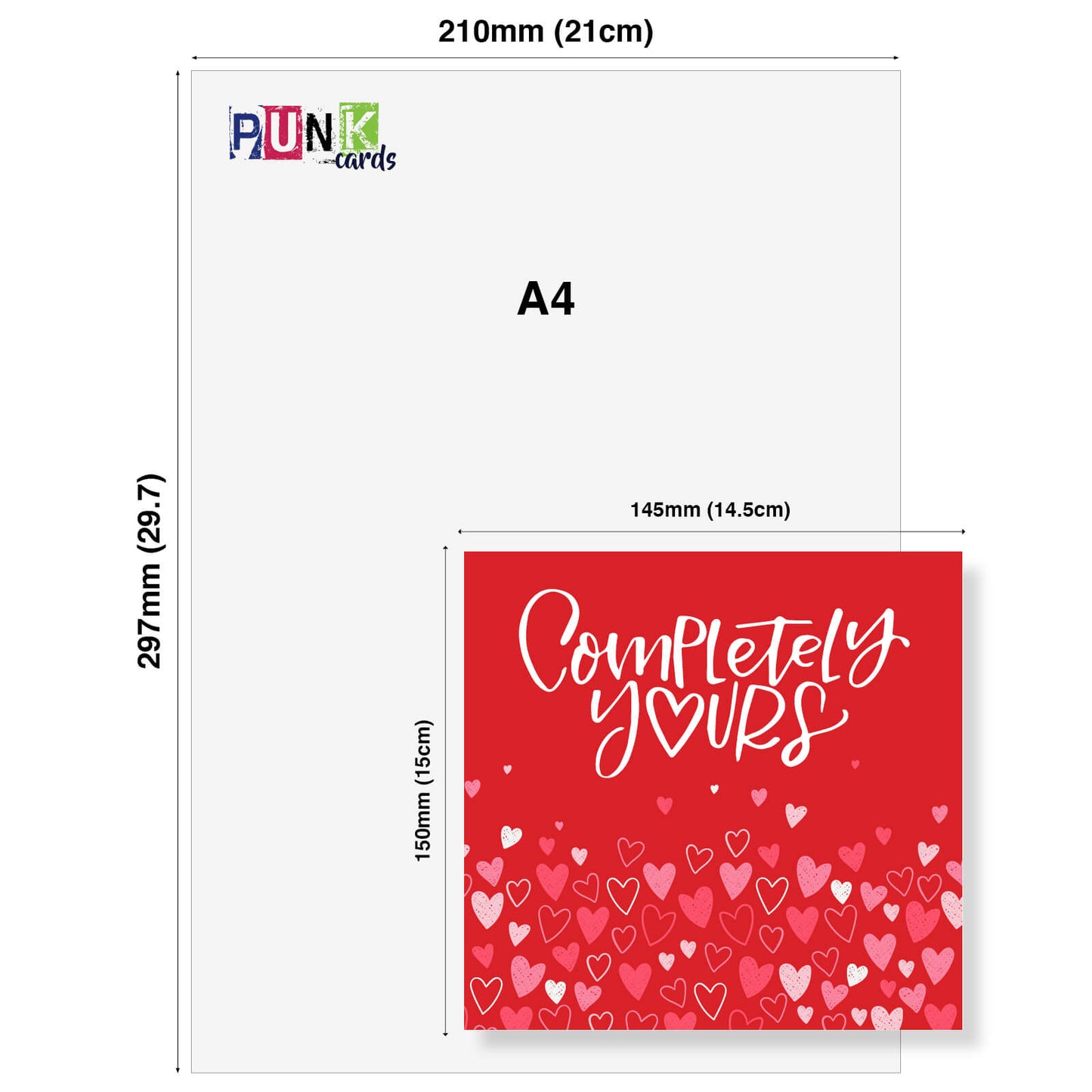 Valentine’s Card For Him, Valentines Card For Her, Husband Valentines Day Card, Completely Yours