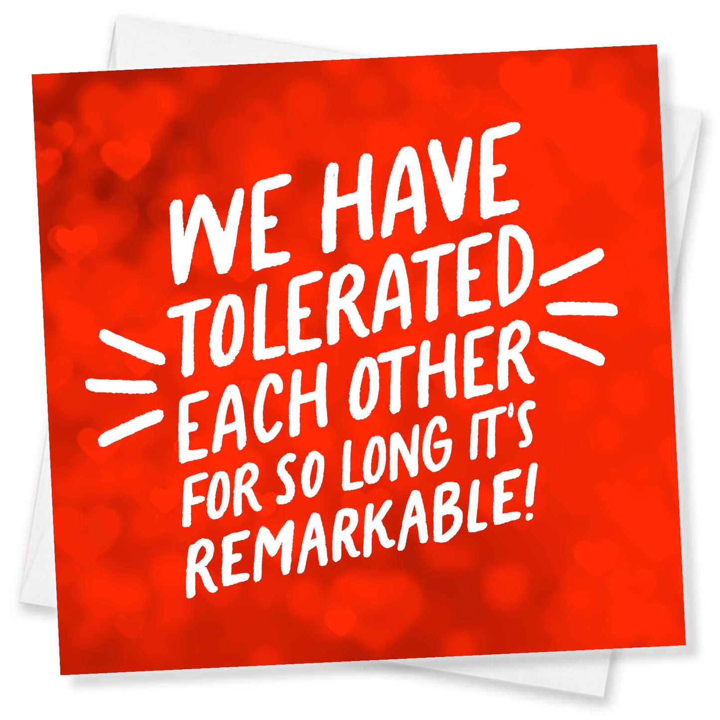 Valentine’s Card For Him, Valentine’s Card For Her, Husband Valentines Day Card, We have tolerated each other for so long it’s remarkable!