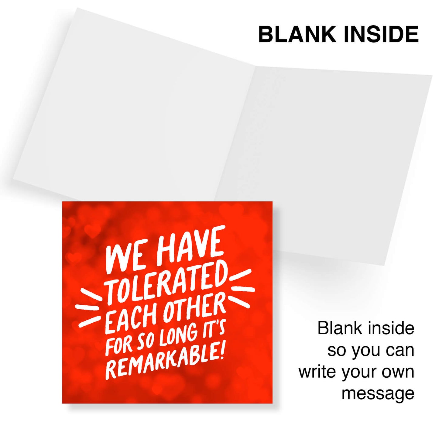 Valentine’s Card For Him, Valentine’s Card For Her, Husband Valentines Day Card, We have tolerated each other for so long it’s remarkable!