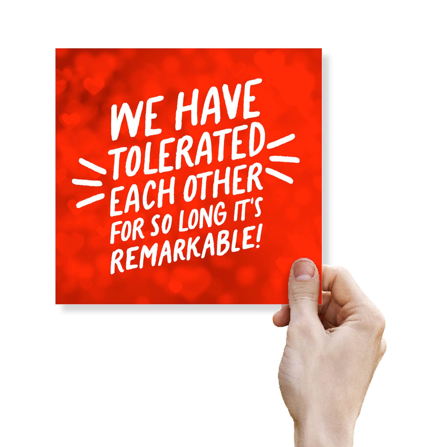 Valentine’s Card For Him, Valentine’s Card For Her, Husband Valentines Day Card, We have tolerated each other for so long it’s remarkable!