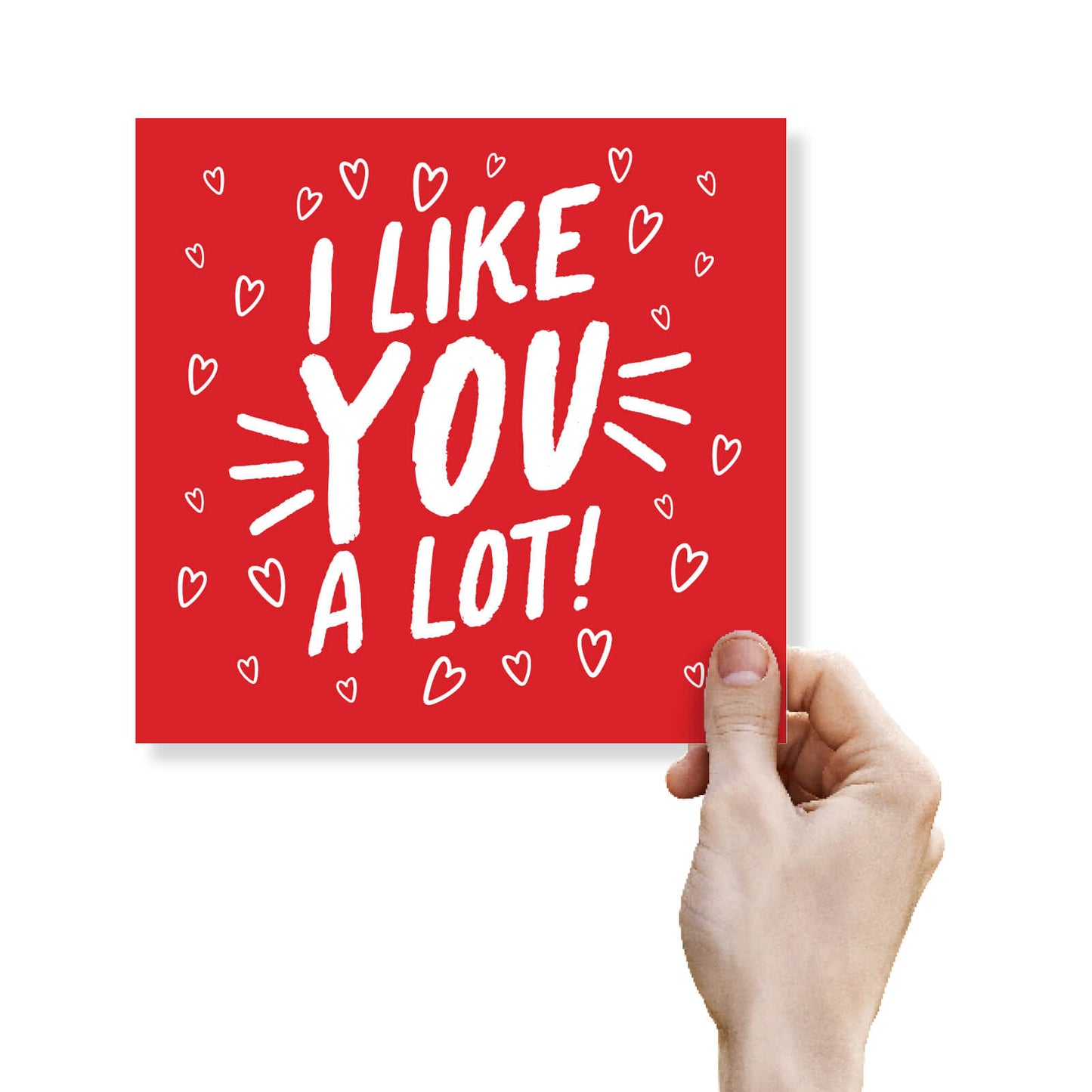 Valentine’s Day Card,  Valentine’s Card For Husband, Valentine’s Card For Wife, I Like You A Lot