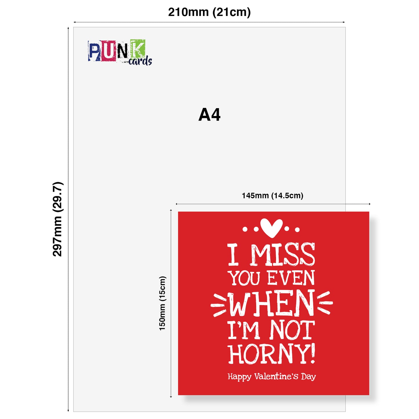 I Miss You Even when I’m not Horny! Happy Valentines Day