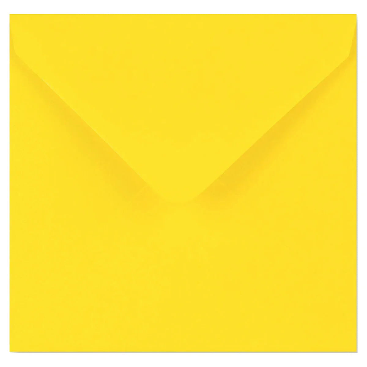 Bright yellow envelope for funny anniversary greeting card