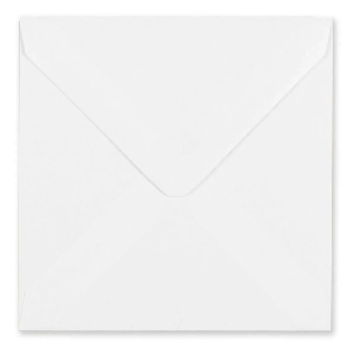 White envelope on a white background
