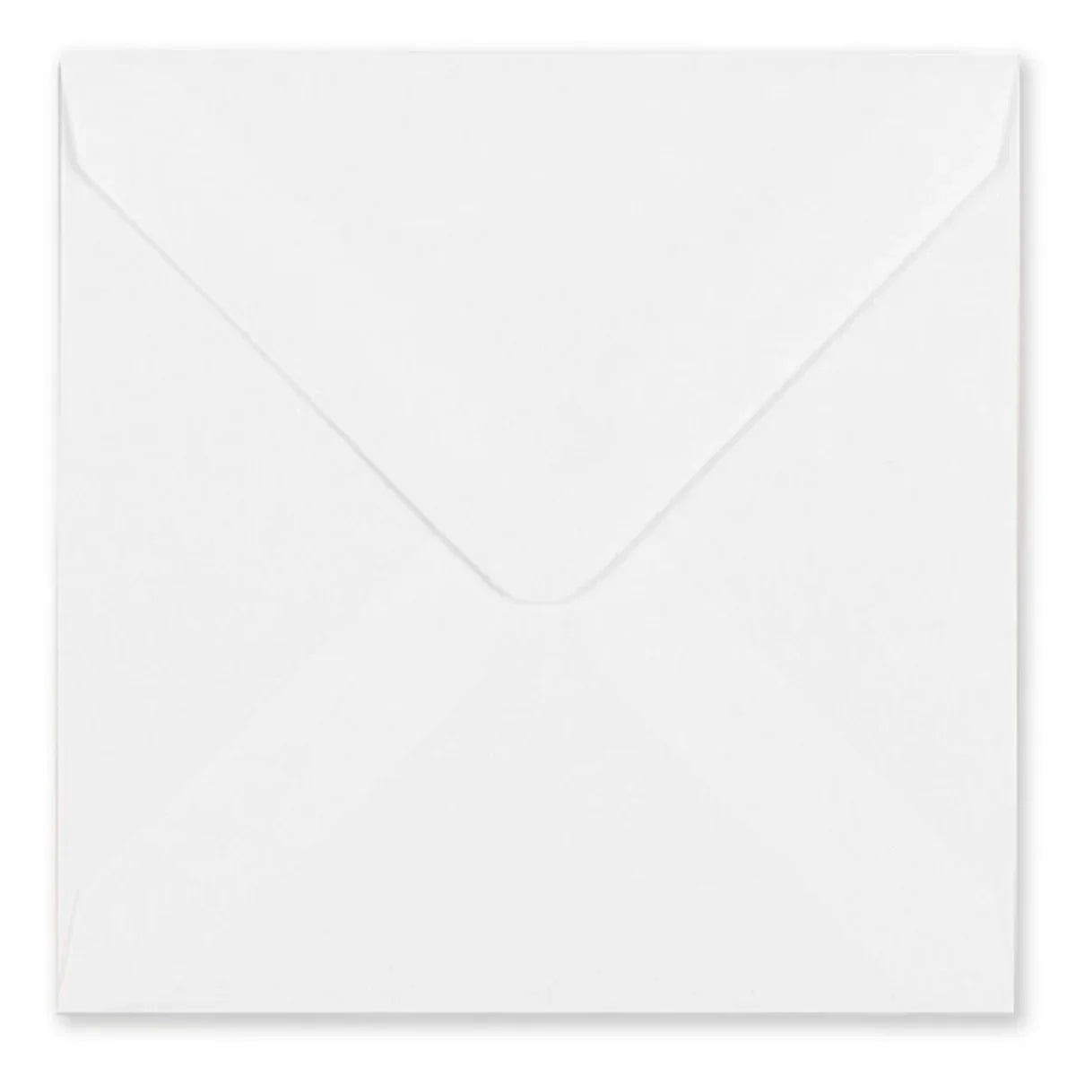 White envelope on a white background