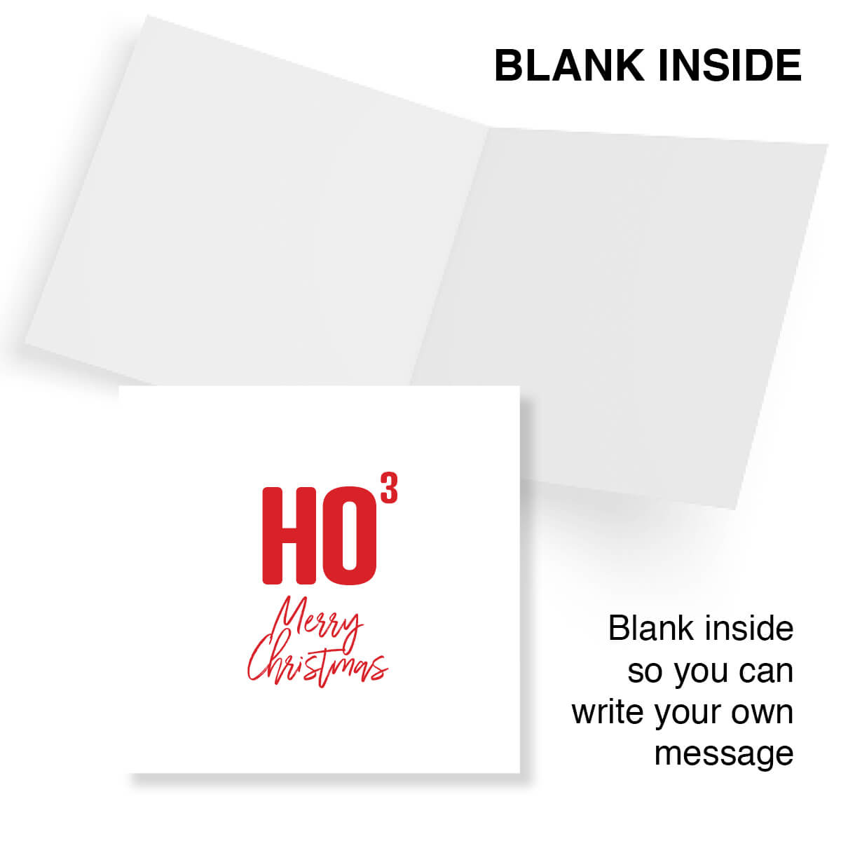 Funny Christmas Card - Ho3 Merry Christmas