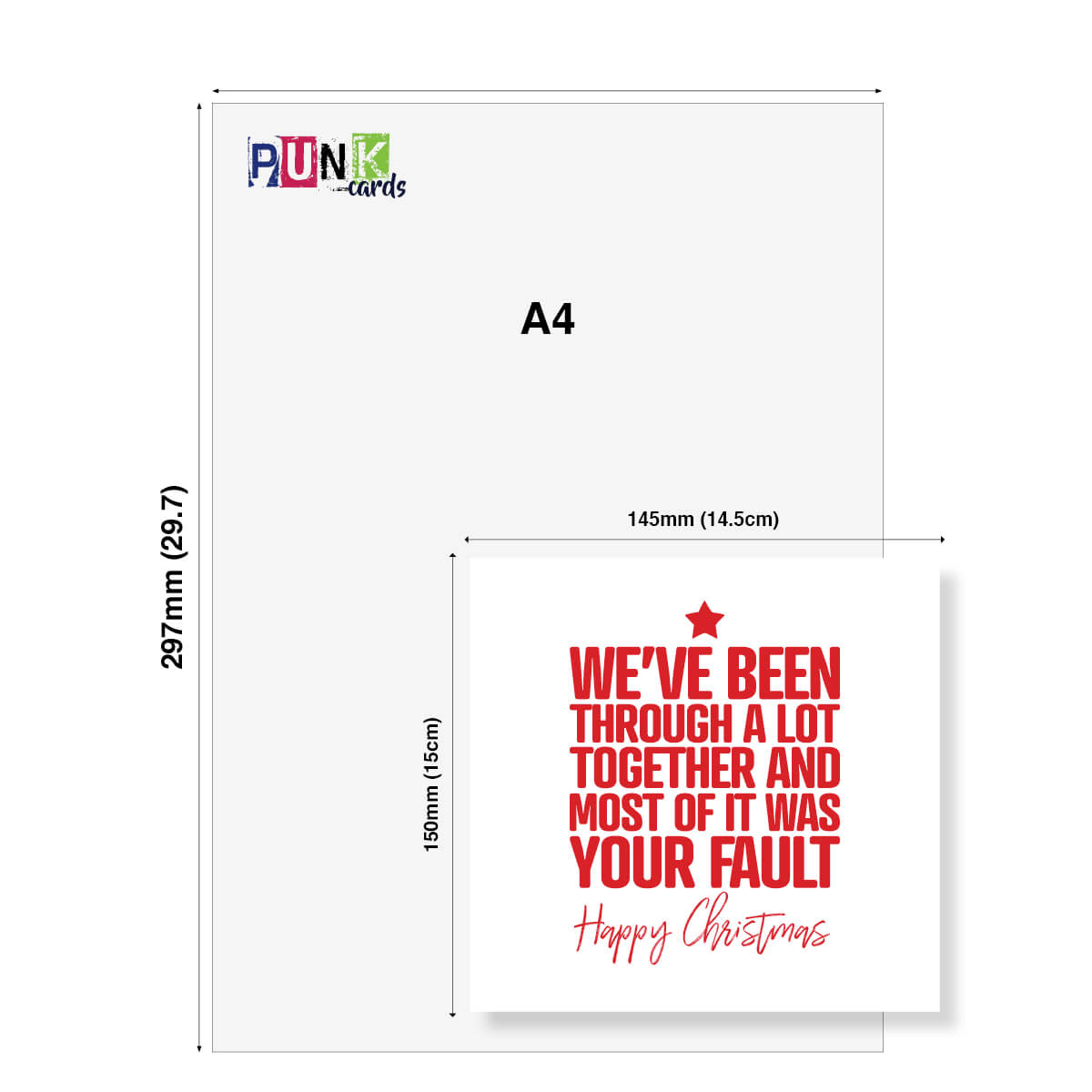 Funny Christmas Card – We’ve been through a lot together