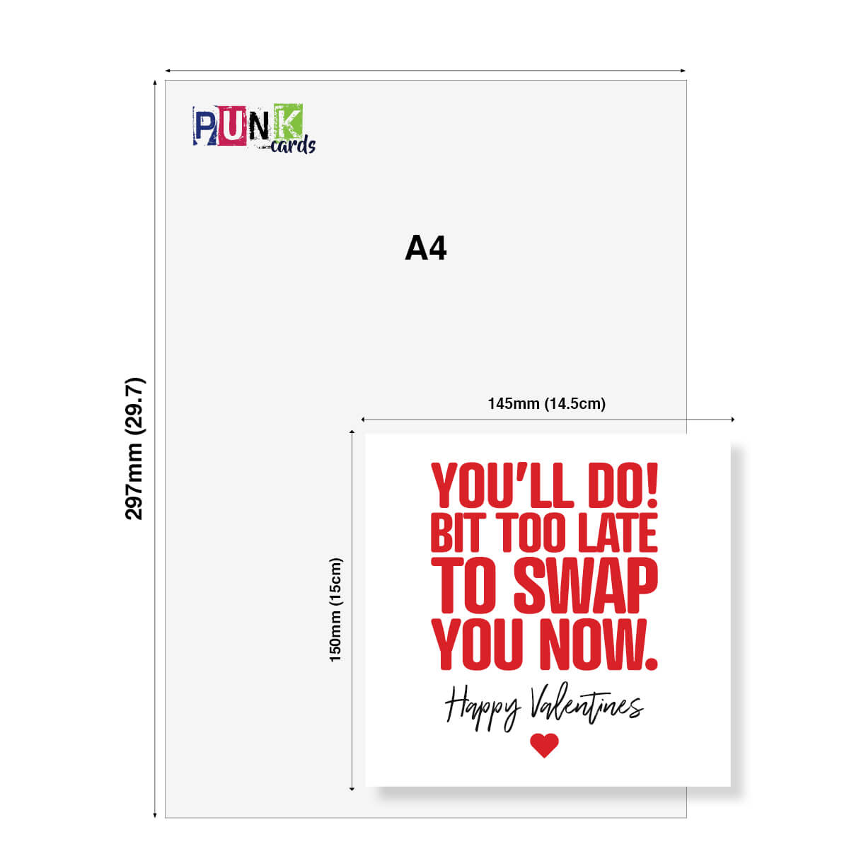Funny Valentine’s Day Card – You’ll Do Bit Too Late To Swap You Now