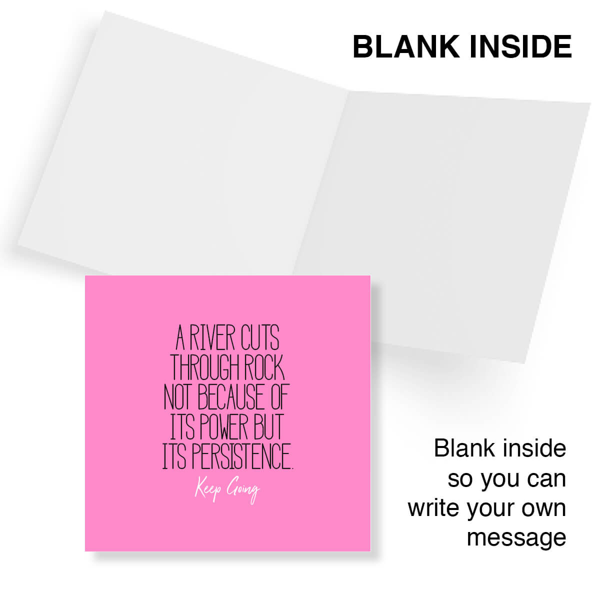 A River Cuts Through Rock Not Because Of Its Power But Its Persistence