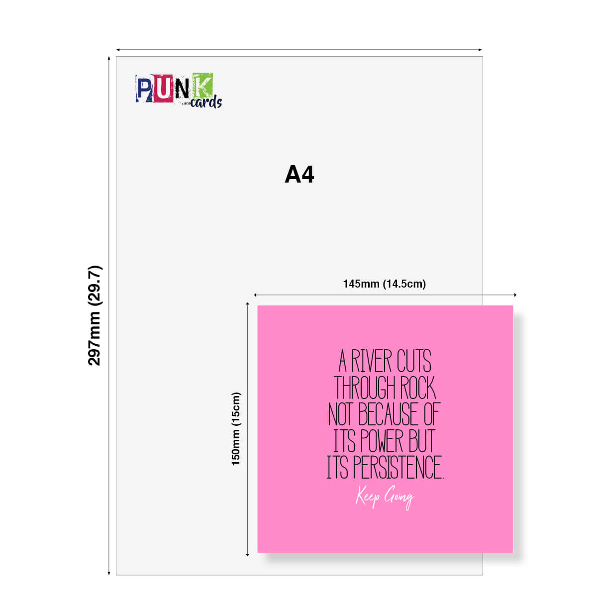 A River Cuts Through Rock Not Because Of Its Power But Its Persistence