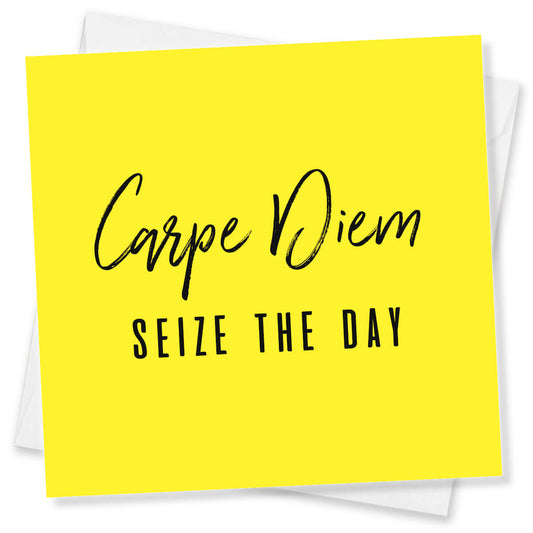 Carpe Diem Seize The Day