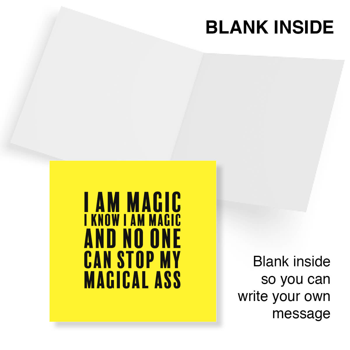 I am magic I know I am magic and no one can stop my magical ass