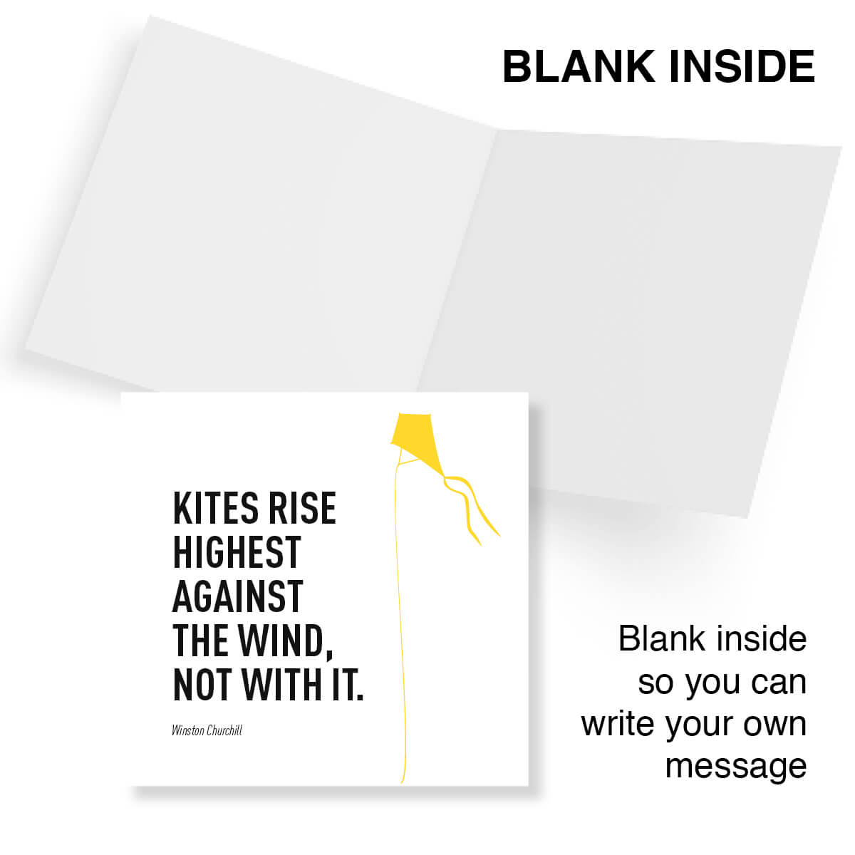 Kites Rise Highest Against The Wind, Not With It