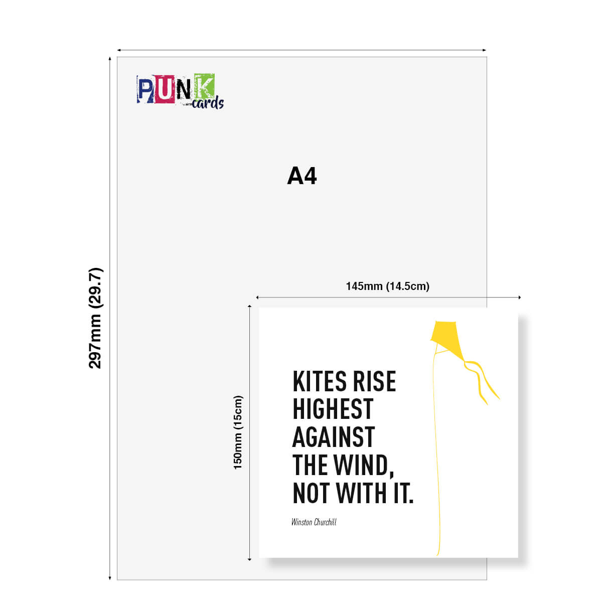 Kites Rise Highest Against The Wind, Not With It