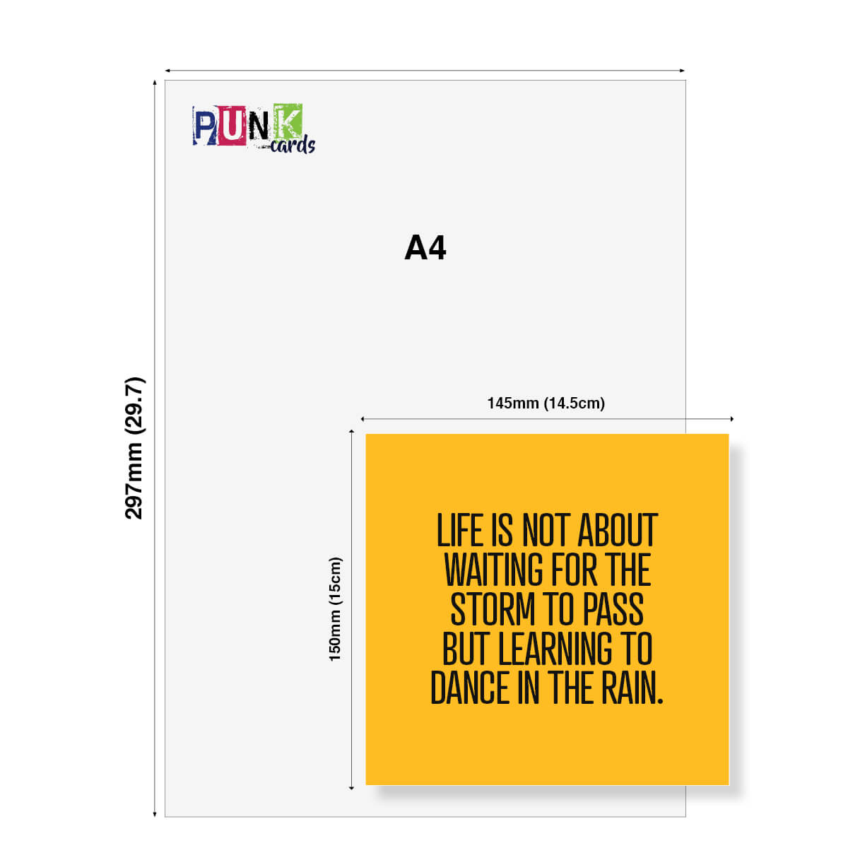 Life us not about waiting for the storm to pass but learning to dance in the rain