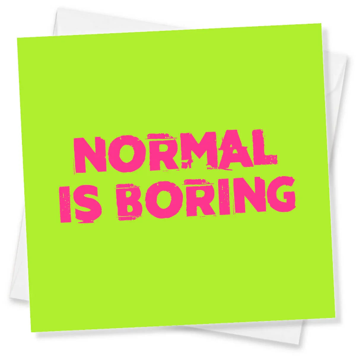 Inspirational Cards | Normal Is Boring | Punk Cards