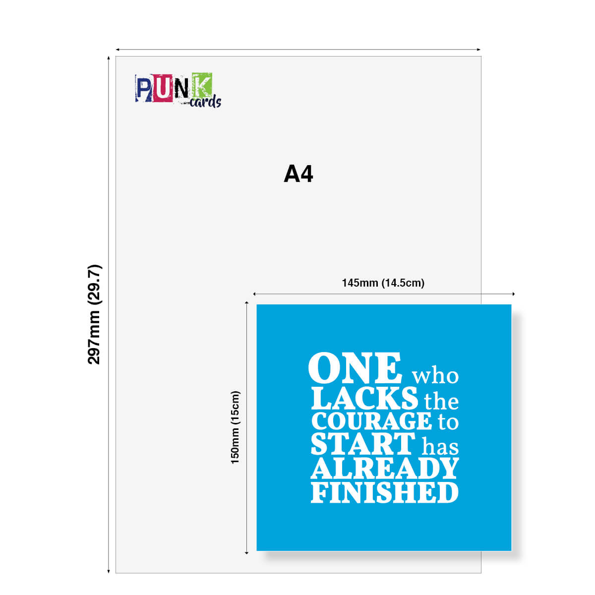 One Who Lacks The Courage To Start Has Already Finished