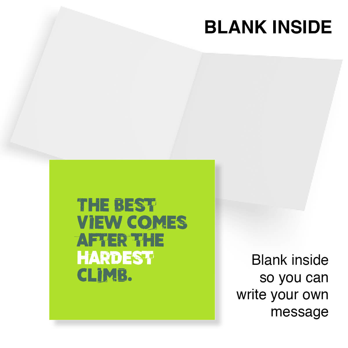 The Best View Comes After The Hardest Climb