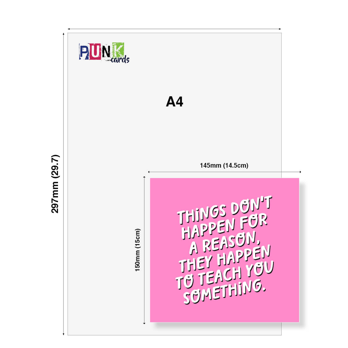 Things Don't Happen For A Reason, They Happen To Teach You Something