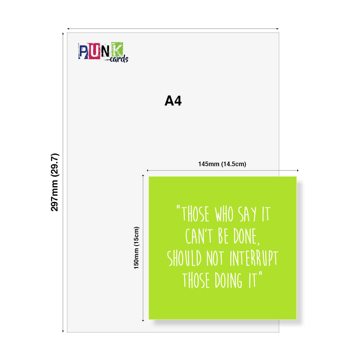 Those Who Say It Can’t Be Done,Should Not Interrupt Those Doing It