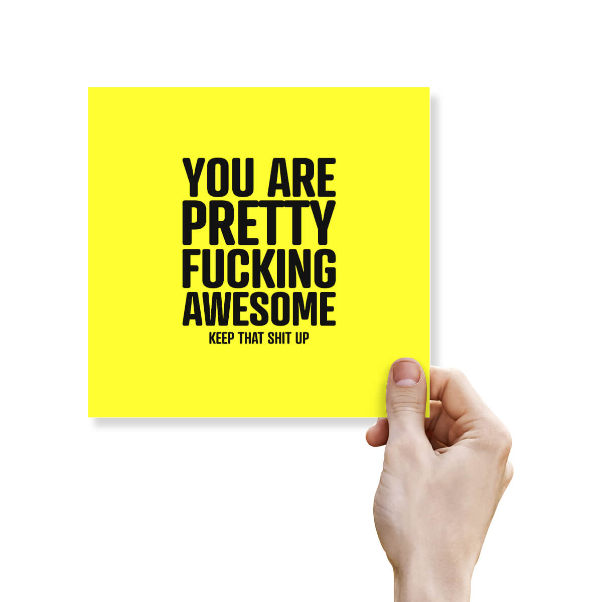 You Are Pretty Fucking Awesome Keep That Shit Up