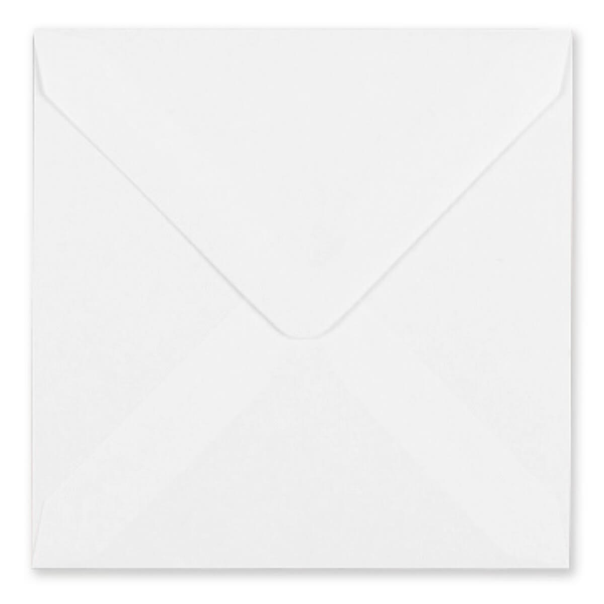 White envelope on a white background