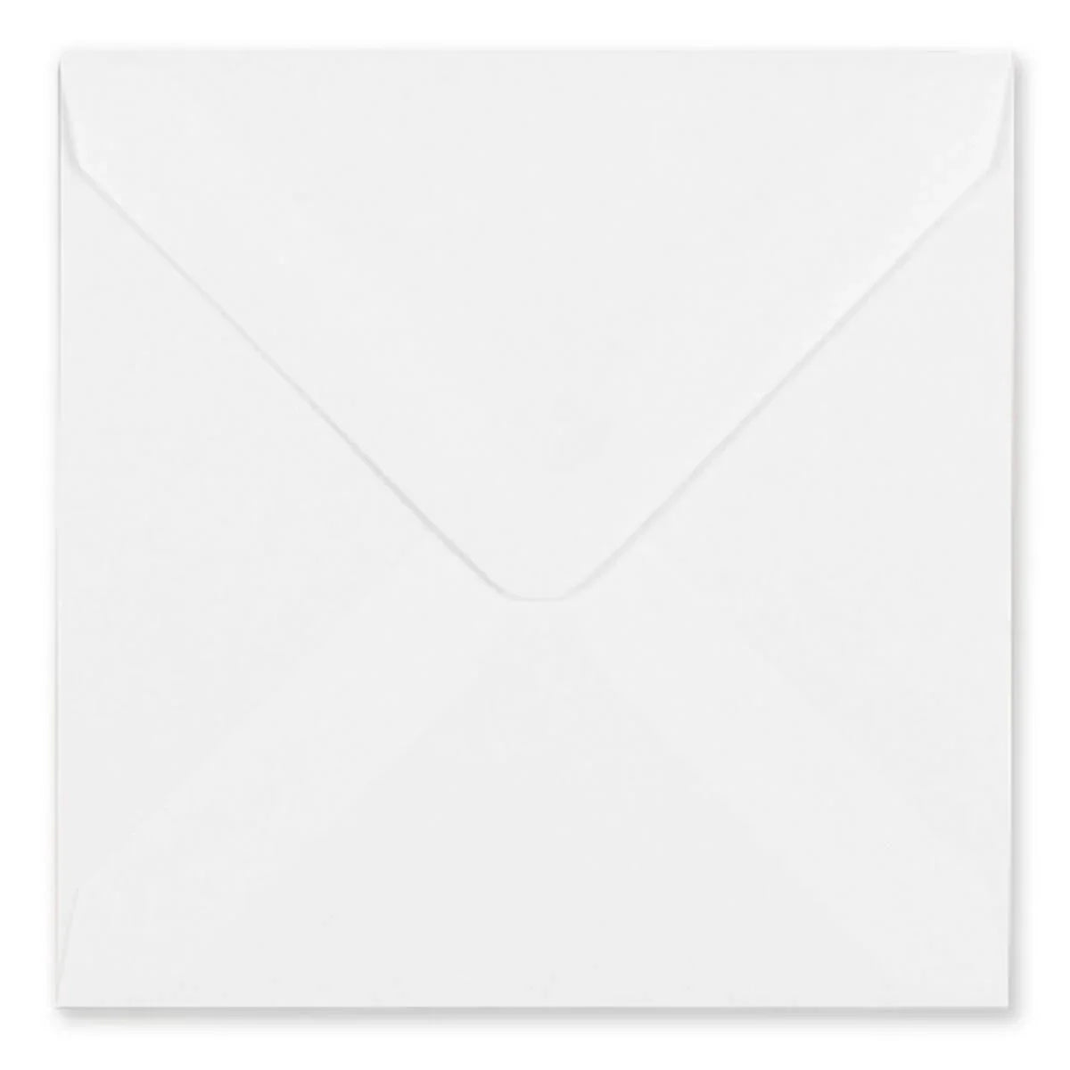 White envelope on a white background