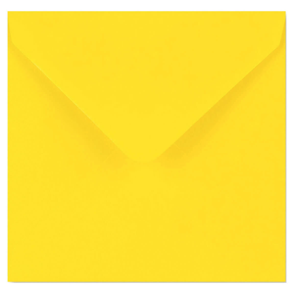 Yellow envelope with a white border
