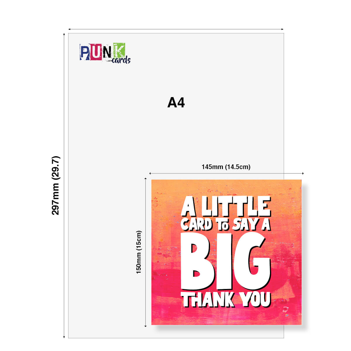 A Little Card To Say A Big Thank You