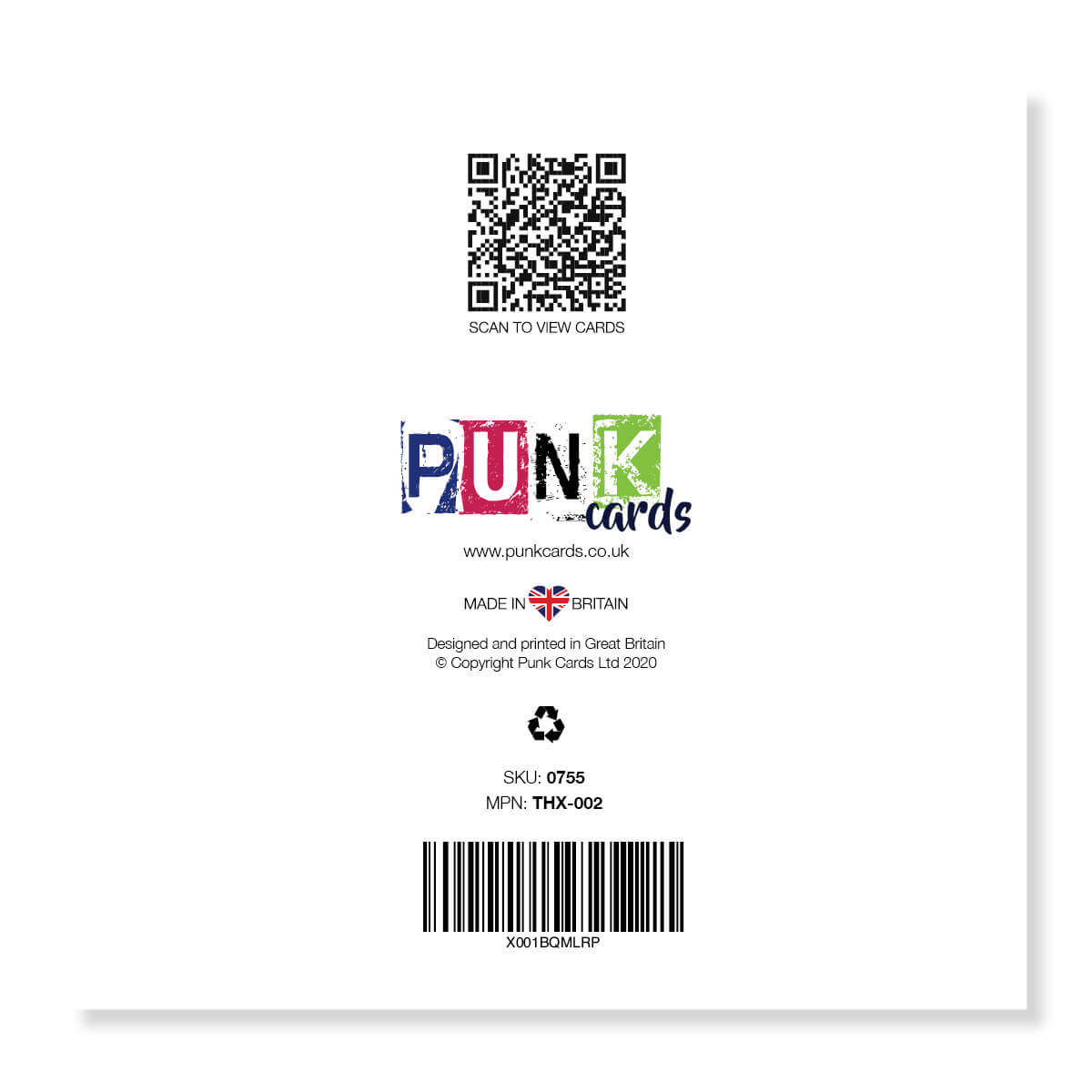 Merci Thank You Card – “Thank you in French”