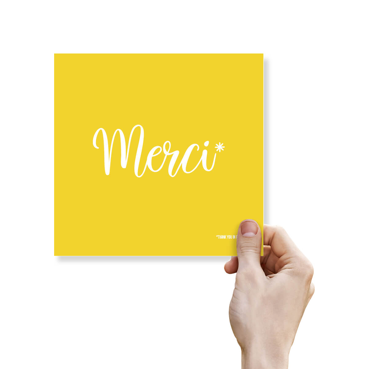 Merci Thank You Card – “Thank you in French”