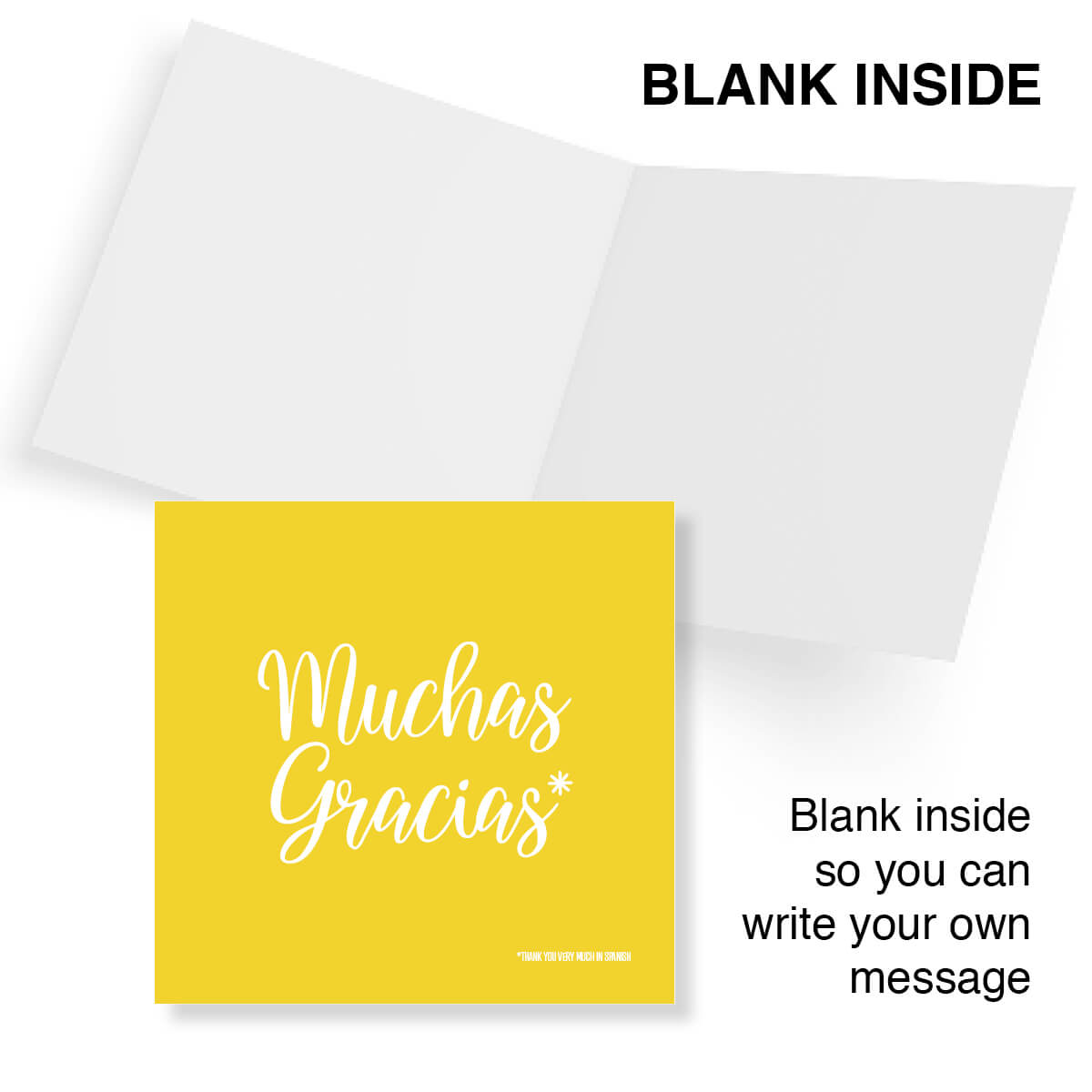 Muchas Gracias Thank You Card – “Thank you in Spanish”