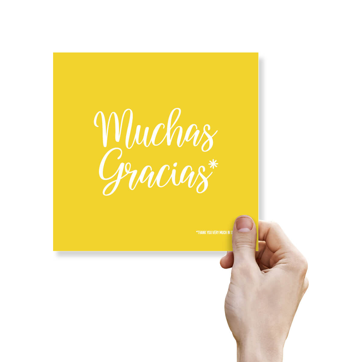 Muchas Gracias Thank You Card – “Thank you in Spanish”