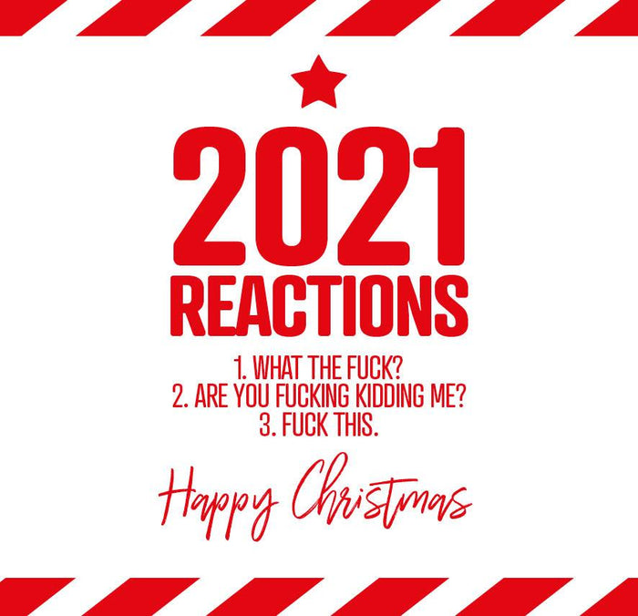 Funny Christmas Card - 2021 reactions
