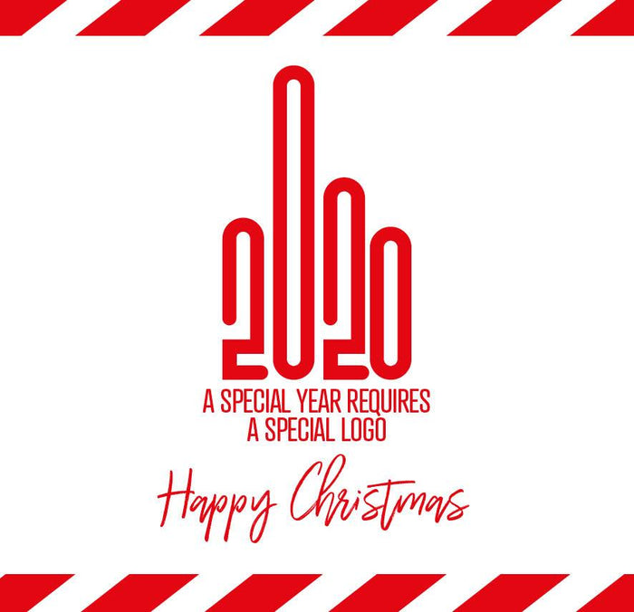 Funny Christmas Card - 2020 a special year requires a special logo
