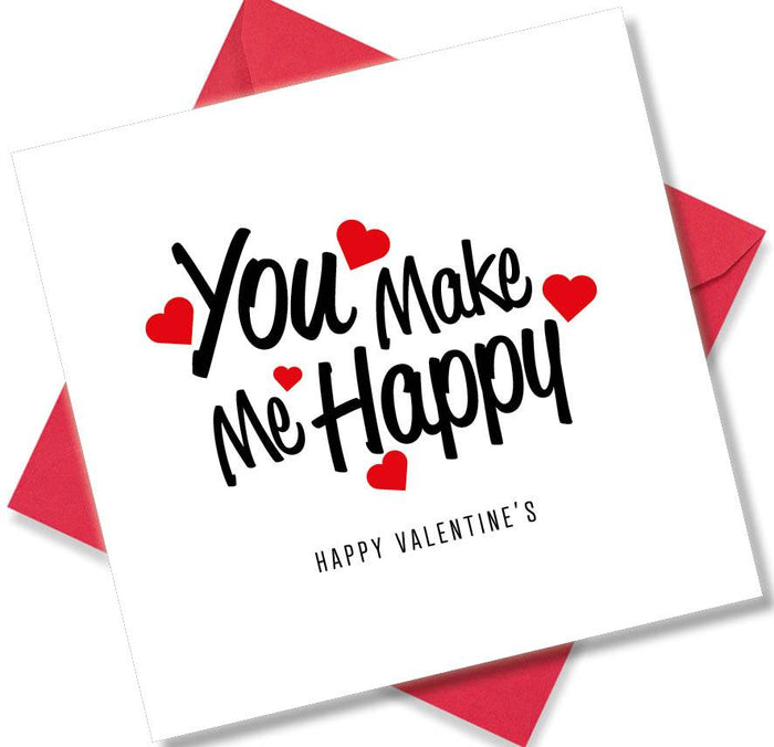 You make me happy